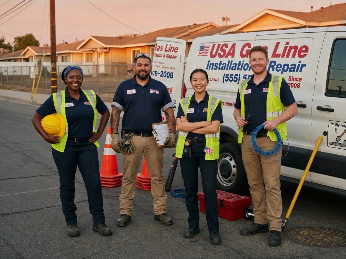 Gas Line Installation company in Vancourt, TX
